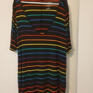 Torrid Rainbow Tunic. SUPER SOFT size 3